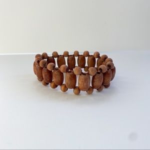 Given as free gift 🎁Stretchy Boho Wooden Bracelet
